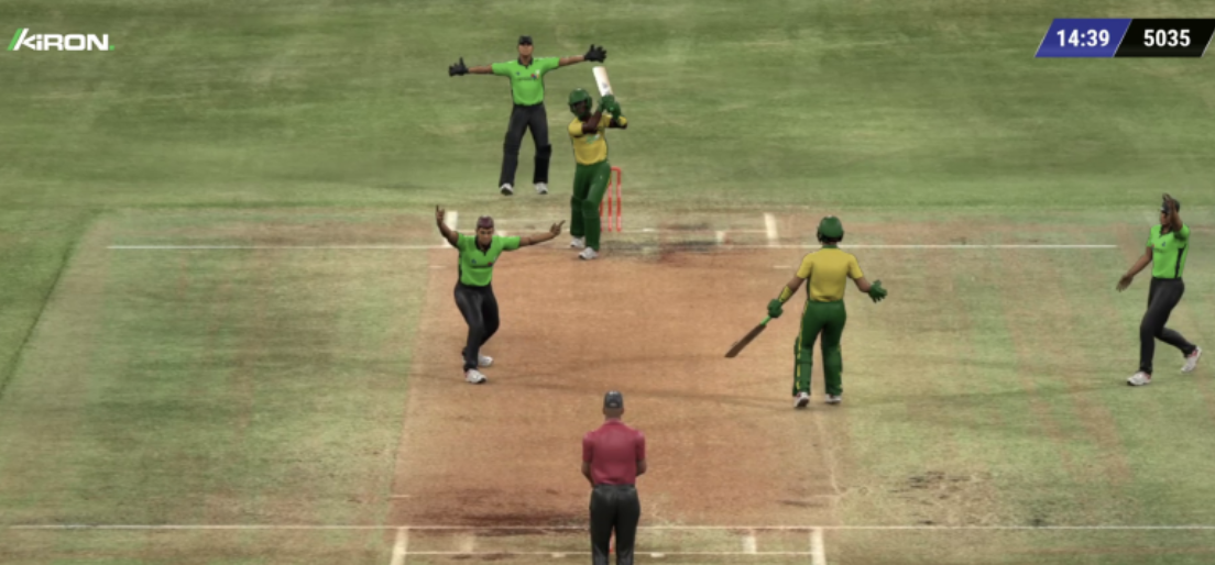 Virtual Cricket gameplay